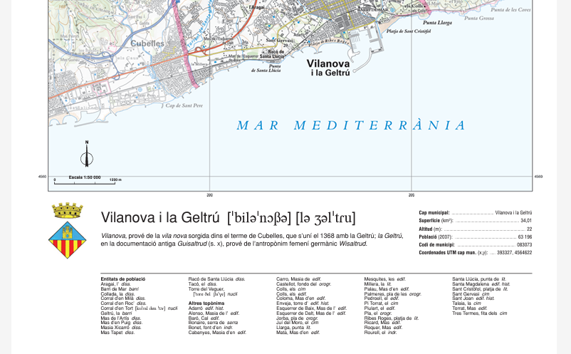 Exemple del municipi de Vilanova i la Geltrú